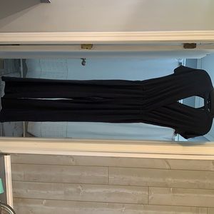 Black Vneck jumpsuit